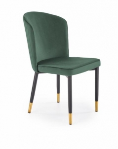Valgomojo kėdė K-446 tamsiai zaļš Ēdamistabas krēsli