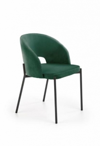 Valgomojo kėdė K455 tamsiai žalia 