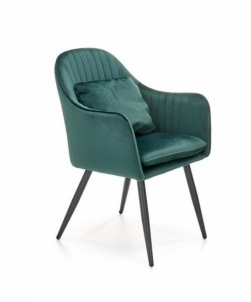Valgomojo kėdė K464 tamsiai žalia 