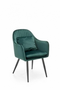 Valgomojo kėdė K464 tamsiai žalia