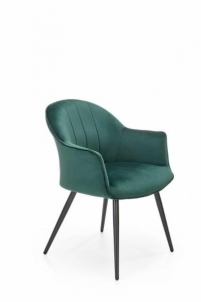 Valgomojo kėdė K468 tamsiai žalia 