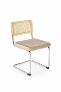 Valgomojo kėdė K-504 smėlio / natūrali Ēdamistabas krēsli