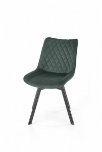 Valgomojo kėdė K520 juoda / tamsiai žalia