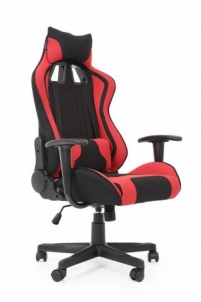 Žaidimų kėdė CAYMAN raudona/juoda Chairs for children