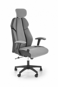 Biuro kėdė vadovui Chrono pilka/juoda Professional office chairs