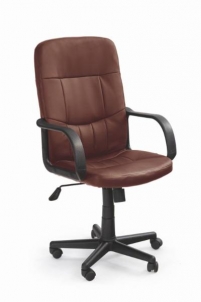 Biuro kėdė vadovui DENZEL tamsiai ruda Biroja krēsli, datorkrēsli