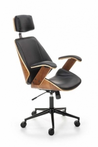 Biuro kėdė IGNAZIO riešutas/juoda Biroja krēsli, datorkrēsli