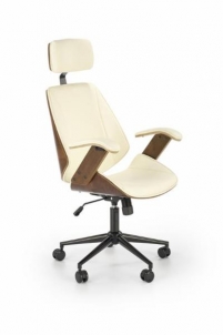 Biuro kėdė IGNAZIO riešutas/kremas Biuro kėdės