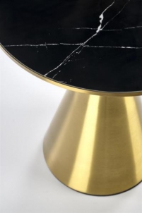 Kavos staliukas Tribeca juoda marmuro/auksinė