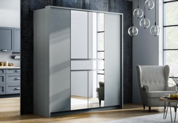 Cupboard SPLIT 200 platina Bedroom cabinets