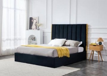 Miegamojo lova PALAZZO 160 juoda Bedroom beds