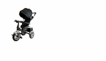 Vaikiškas sulankstomas triratukas su stogeliu PRO600, juodas Велосипеды для детей