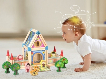 3D dėlionė vaikams Namas