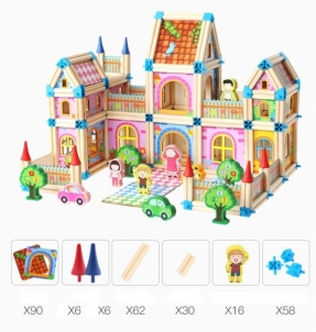 3D dėlionė vaikams Namas