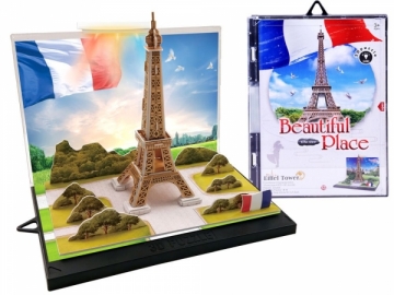 3D dėlionė Eifelio bokštas su parku
