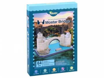 3D dėlionė Mostar Bridge