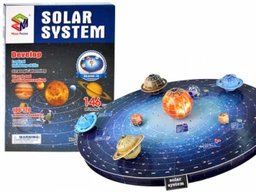 3D galvosūkis dėlionė “Saulės sistema”