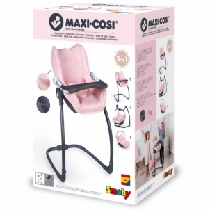 3in1 lėlės maitinimo kėdutė Maxi Cosi Quinny, rožinės spalvos Žaislai mergaitėms