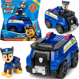 6052310 CHASE PAW Patrol Chase’s Patrol Cruiser Vehicle with Collectible Figure SPIN MASTER