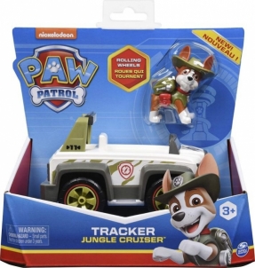 6052310 PAW Patrol Tracker’s Jungle Cruiser Vehicle with Collectible Figure TRACKER SPIN MASTER