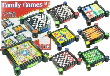 7 stalo žaidimų rinkinys Board games for kids
