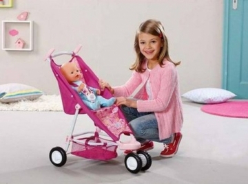 Baby Born lėlės vežimėlis 819845 Zapf Creation Žaislai mergaitėms