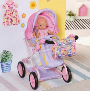 828649 Коляска для куклы складная с сумкой Baby Born Делюкс Pram Zapf Creation 