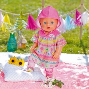 830161 Zapf Creation Baby Born Роскошное модное пончо для куклы 43 см 