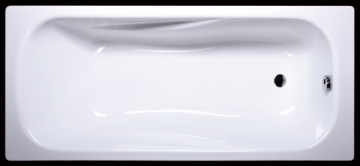 Akmens masės vonia VISPOOL CLASSICA 170x75 stačiakampė balta