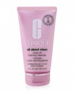 Clinique Rinse Off Foaming Cleanser Cosmetic 150ml Facial cleansing