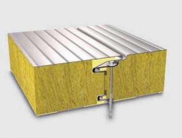 Sandwich panel for external wall FTVI 100 mm (with a core of stone wool) 