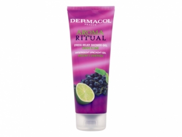 Dermacol Aroma Ritual Shower Gel Grape&Lime Cosmetic 250ml Dušo želė