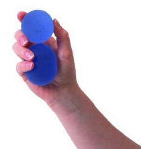 Kamuoliukas plaštakos mankštai THERA-BAND (mėlynas) Rokas vingrošanas bumbas