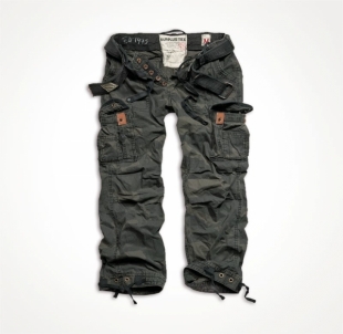 Kelnės Premium Vintage Surplus BLACK CAMO trouseres, 05-3597-42 Tactical pants, suits