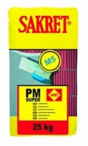 Lime cement plaster PM-Super 25 kg Masonry mortars