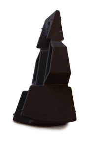 PLASTMO Trikampis kaištis 18/27 laipsn. (juodas)