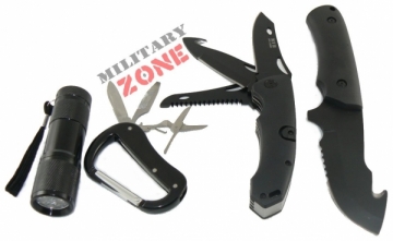 Knife su išgyvenimo komplektu MFH Knives and other tools