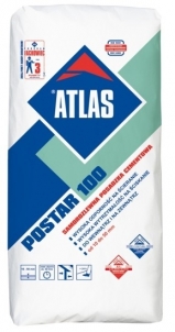 ATLAS POSTAR 100 - self-spreading cement-based floor 25 kg Levelling blends