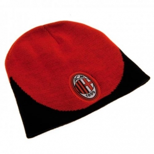 A.C. Milan žieminė kepurė (Raudona su juoda)