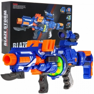 Vaikiškas automatas su šoviniais Blaze Storm (mėlynas) Žaisliniai ginklai