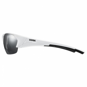 Brilles Uvex blaze III white black / litemirror silver