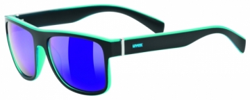 Akiniai Uvex lgl 21 black mat blue Bikers goggles