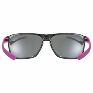 Brilles Uvex lgl 33 Polarized black pink mat / mirror purple