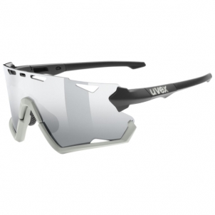Akiniai Uvex Sportstyle 228 black sand mat / mirror silver Dviratininkų akiniai