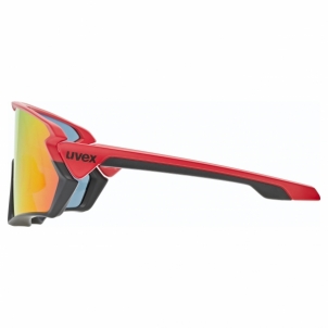 Akiniai Uvex Sportstyle 231 red black mat / mirror red Bikers goggles