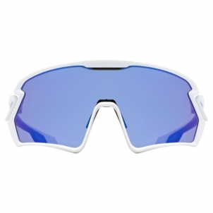Akiniai Uvex Sportstyle 231 white mat / mirror blue Dviratininkų akiniai