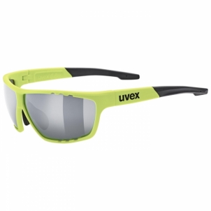 Brilles Uvex Sportstyle 706 neon yellow mat / litemirror silver