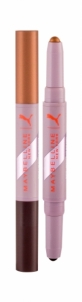 Akių šešėliai Maybelline Puma X Maybelline 05 Heat + Flash Matte + Metallic Eye Duo Stick 1,65g