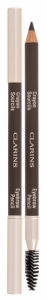 Antakių pieštukas Clarins Eyebrow Pencil 01 Dark Brown 1,1g Acu zīmuļi un laineri