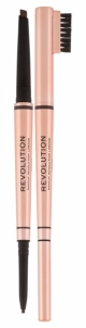Antakių pieštukas Makeup Revolution London Balayage Brow Brown 0,38g Eye pencils and contours
